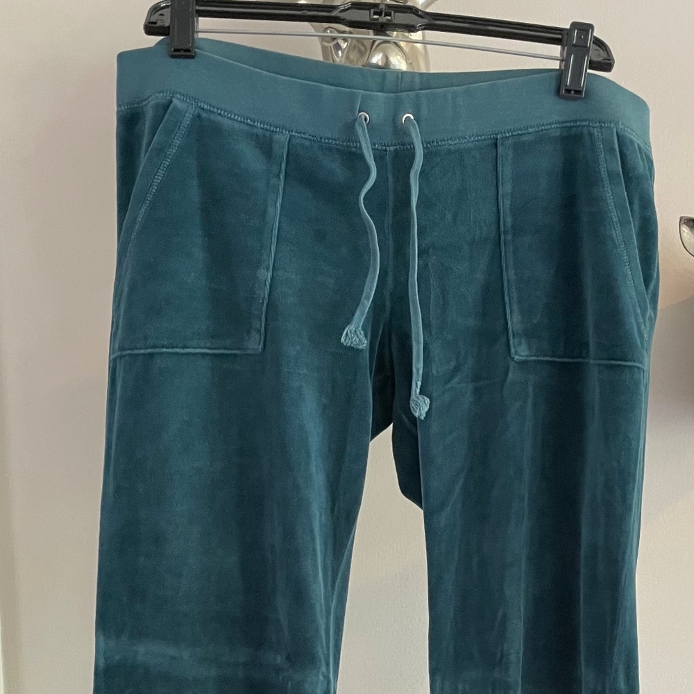 Juicy Couture Blue Velour Pants